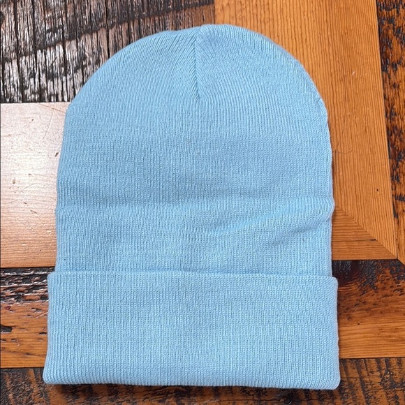 Adult  Light Blue Beanie - Picture 1 of 1